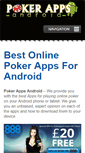 Mobile Screenshot of pokerappsandroid.com